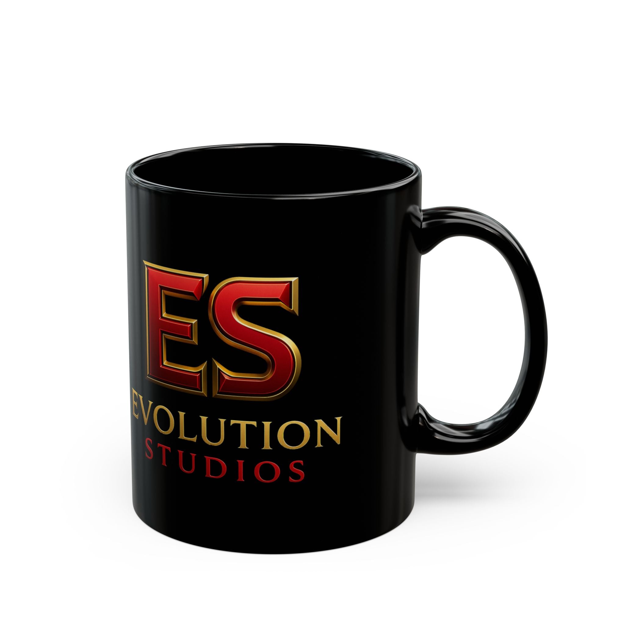 Evolution Studios Black Ceramic Coffee Mug
