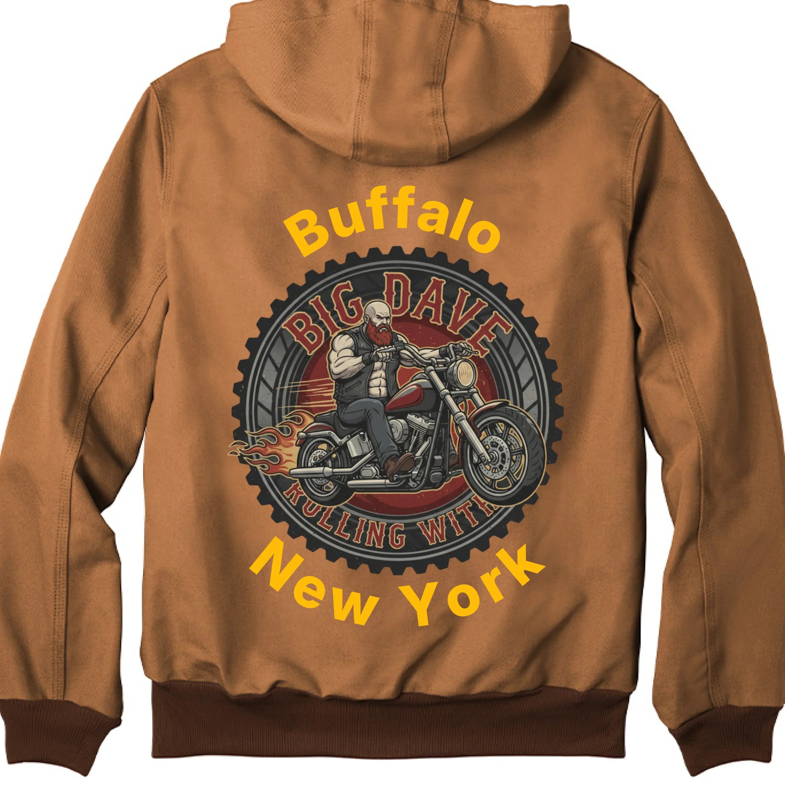 Carhartt Brown - BACK