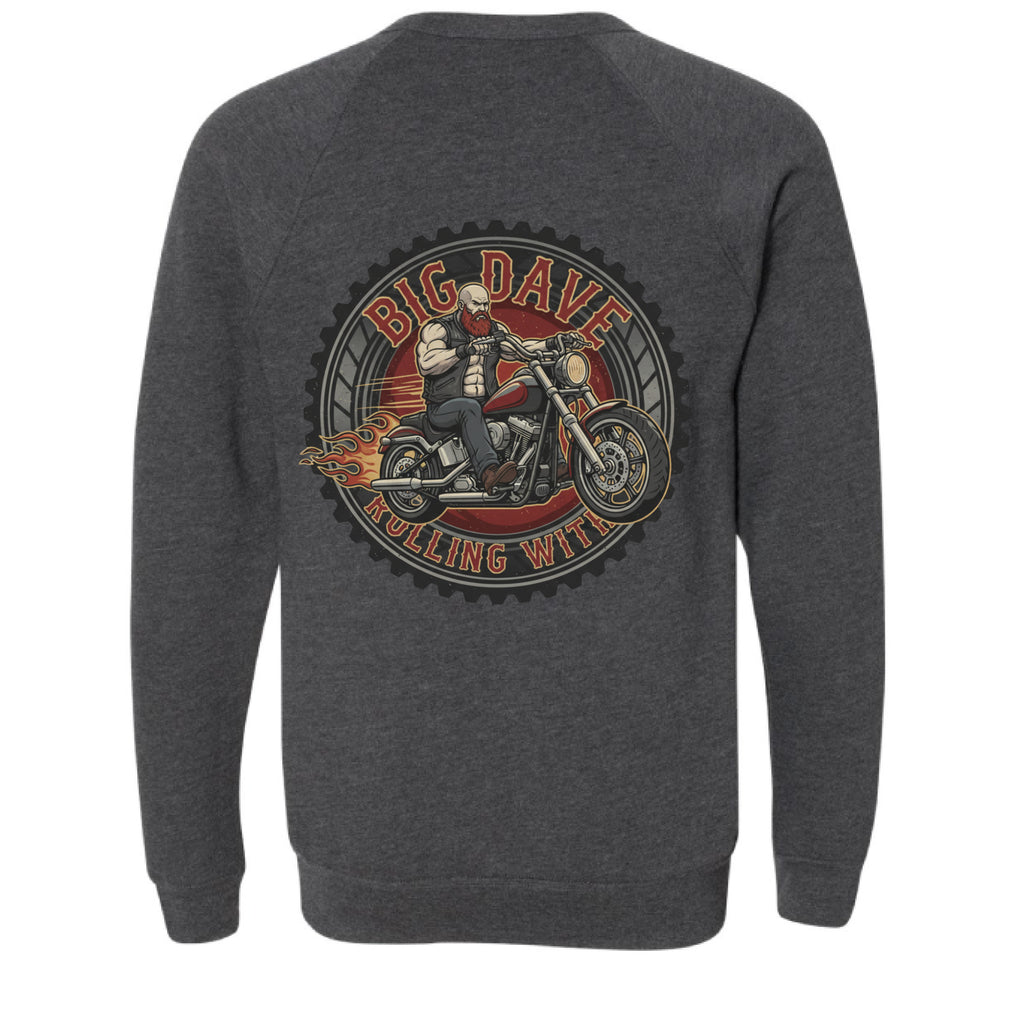 GREY ACID FLEECE - BACK