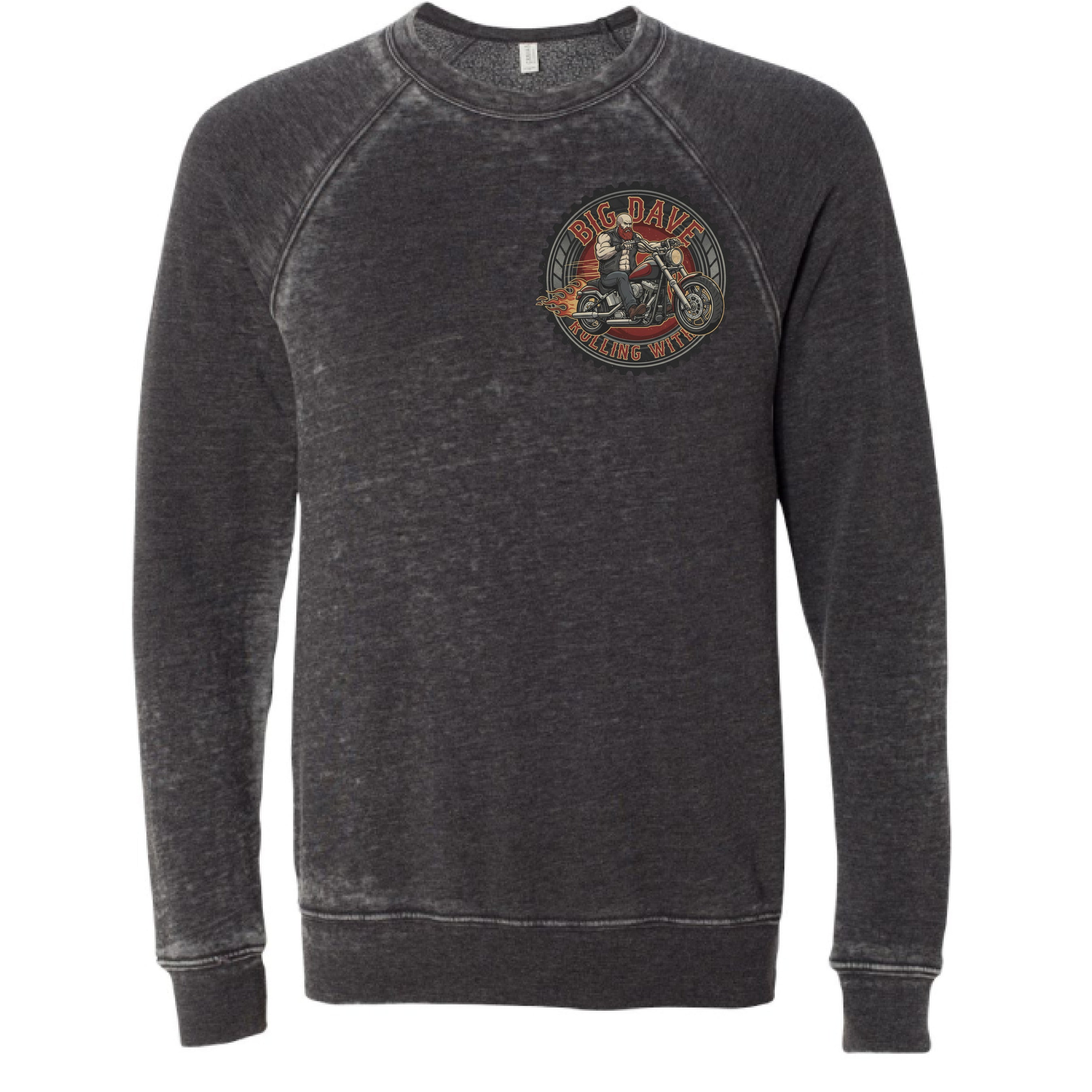 GREY ACID FLEECE - FRONT